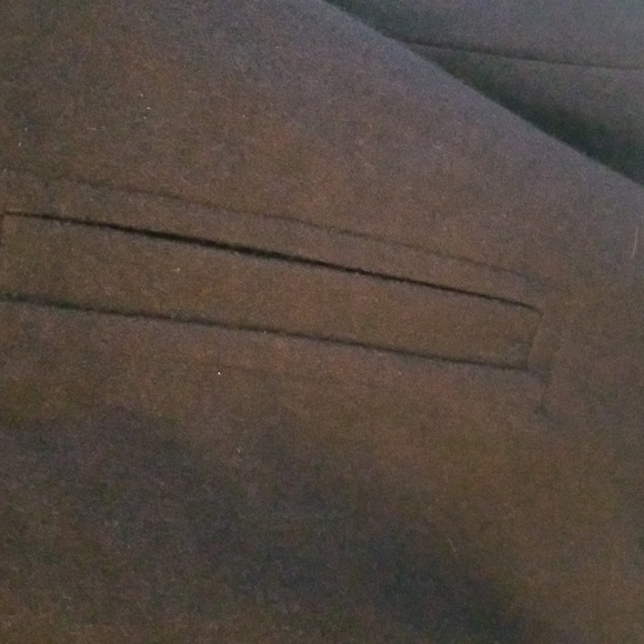 NWOT RL Chaps Men's Wool Black Pea Coat SZ XXL - Picture 5 of 11